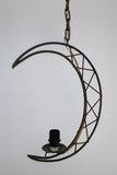 1950s Half Moon light Pendant