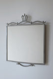 Swedish Grace Pewter Mirror by Edvin Ollers