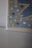 Vintage Handwoven "Nejlikan" tapestry by Barbro Nilsson