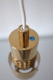 Brass Lamp Pendant by Pierre Forssell