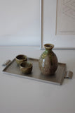 1934 Pewter tray by GAB