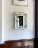 Faience ceramic mirror by Stig Lindberg