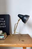 Metal and Brass Table lamp by Falkenbergs
