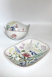Large Faience ceramic bowl and plate by Stig Lindberg