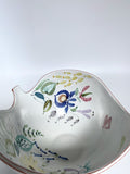 Large Faience ceramic bowl and plate by Stig Lindberg