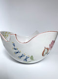 Large Faience ceramic bowl and plate by Stig Lindberg