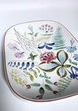 Large Faience ceramic bowl and plate by Stig Lindberg