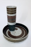 Set of Vase and Plate by Inger Persson