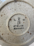 Set of Vase and Plate by Inger Persson