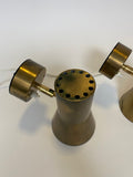 Brass wall lights modell V 239 by Hans-Agne Jakobsson