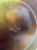 1930s Bronze Plate and Vase by Ystad Brons