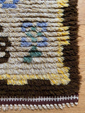 Vintage Swedish Rya Rug from 1938