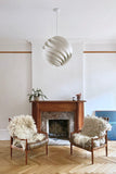 Large Turbo pendant lamp by Louis Weisdorf
