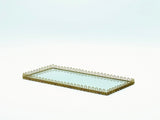 Mid-century Brass Mirror Tray