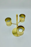 Close up of the Brass candlestick holder
