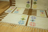 Vintage Swedish Kilim Rug by Alice Wallebäck