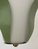 Leaf ornamented Swedish Modern Pendant