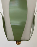 Leaf ornamented Swedish Modern Pendant