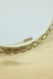 1950's Brass Filigree Wall Mirror by Hans-Agne Jakobsson