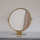 Brass Table Mirror by Ystad metall