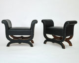 1930's Pair of tabourets