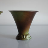 ON HOLD - Pair of Small Bronze Vases by Ystad Brons