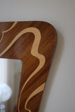Wood Veneer Wall Mirror by G&T