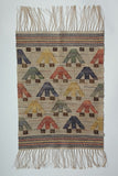 Vintage Linen and Wool tapestry