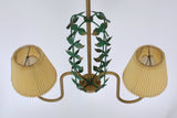 Swedish Modern Leaf Cage Pendant