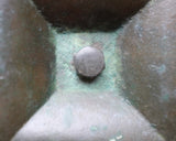 1930s Ystad Metall Bronze Candleholder