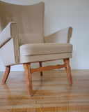 Danish Mid-Century Lounge Chair attributed to Henning Kjærnulf
