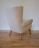 Danish Mid-Century Lounge Chair attributed to Henning Kjærnulf