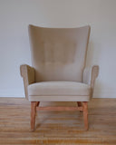 Danish Mid-Century Lounge Chair attributed to Henning Kjærnulf