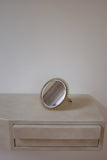 Swedish Modern Small Brass Table Mirror