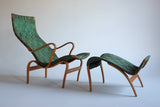 Pernilla Lounge Chair and Ottoman by Bruno Mathsson