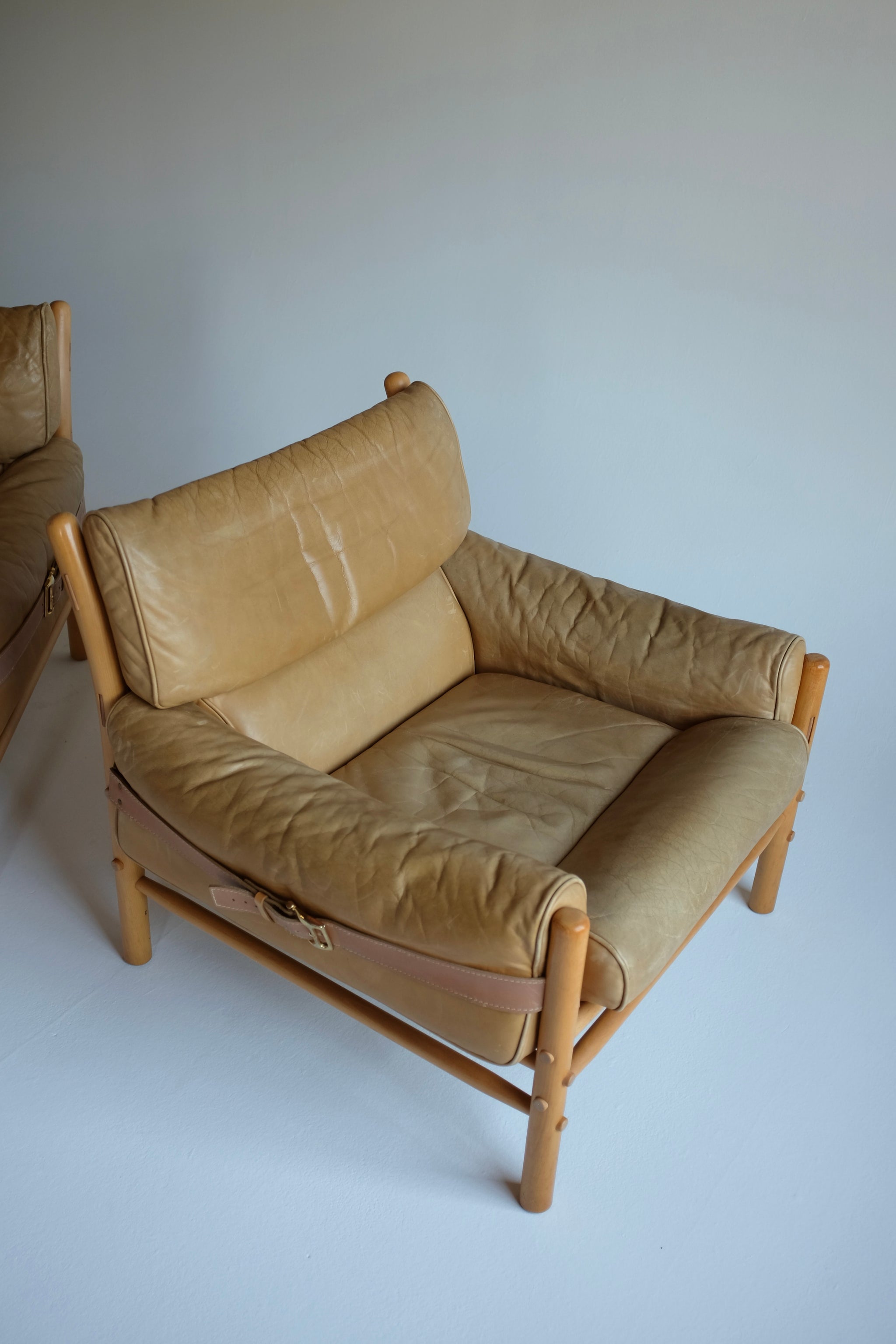 Pair of Kontiki Lounge Chairs by Arne Norell, Sweden. – Studio Nordic