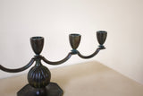 1930s GAB Bronze Candleholder