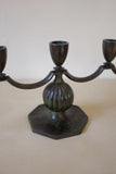 Small GAB Bronze Candleholder