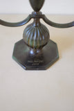 Small GAB Bronze Candleholder
