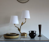 1950s Brass Table Lamp by Edvard Hagman
