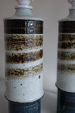 ON HOLD - Pair of Stoneware Lamps by Inger Persson