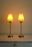 Pair of 1950s Brass side lamps