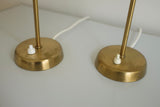 Pair of 1950s Brass side lamps