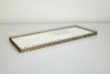 1950s Swedish Modern Rectangular Brass Mirror tray