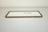 1950s Swedish Modern Rectangular Brass Mirror tray