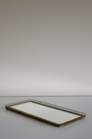 ON HOLD - Swedish Modern Brass Mirror tray
