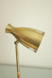 Brass and leather table lamp ASEA