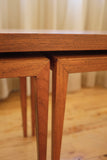 1960s Set of three nesting table by Severin Hansen