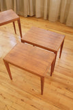 1960s Set of three nesting table by Severin Hansen