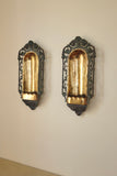 Pair of Swedish Grace Candle Wall Scone